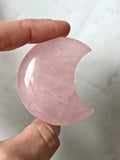 Rose quartz moon
