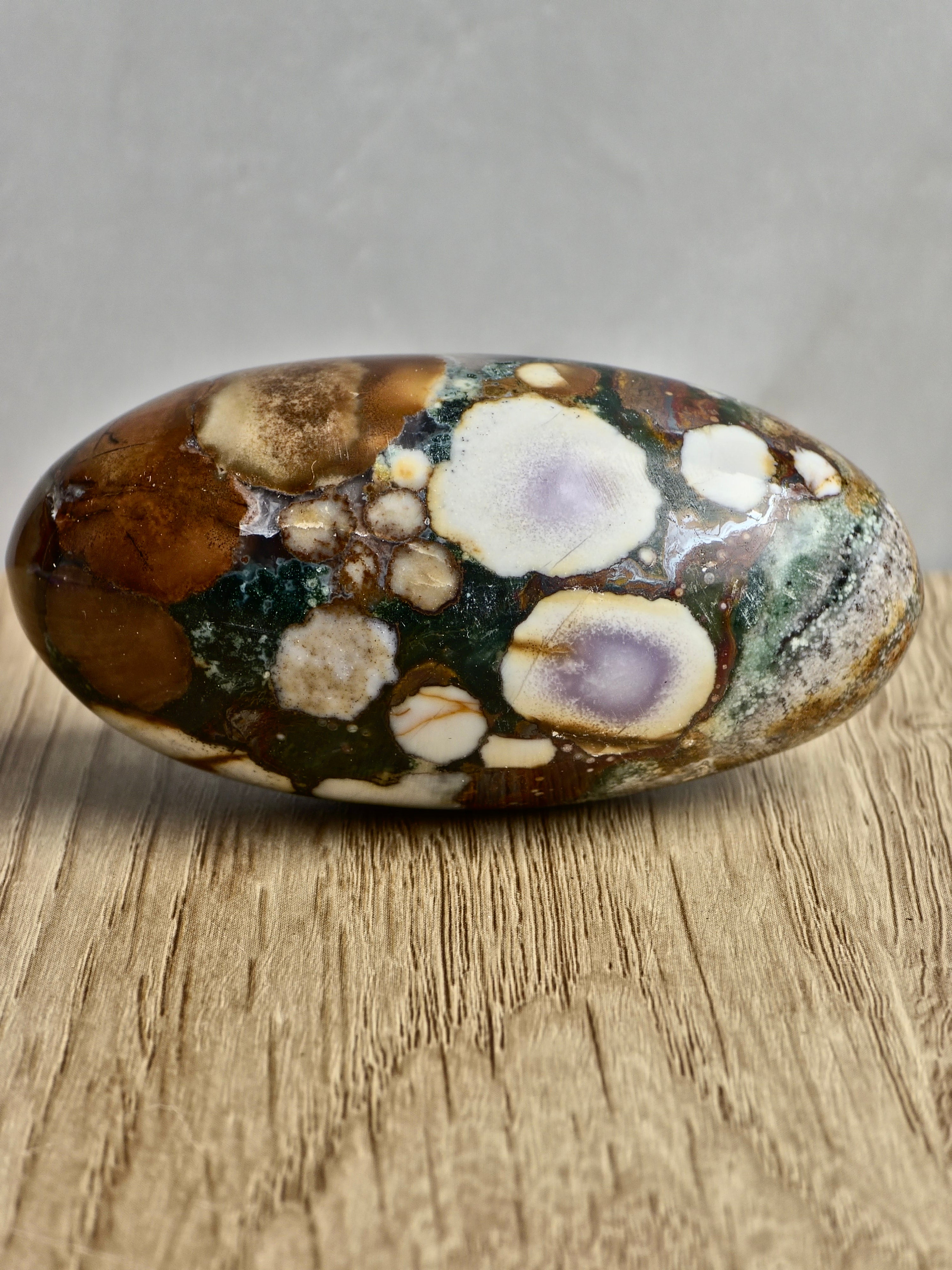 King Cobra (Orbicular) Indian Jasper Shiva Lingham
