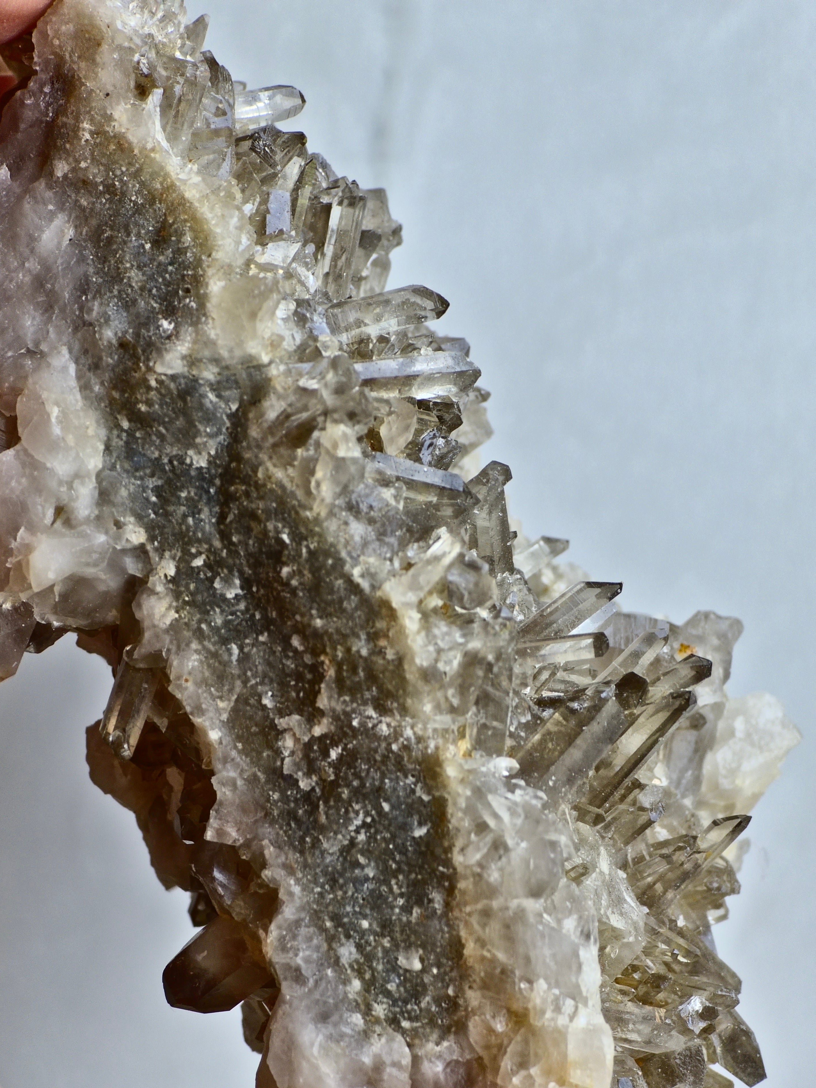 Natural citrine cluster