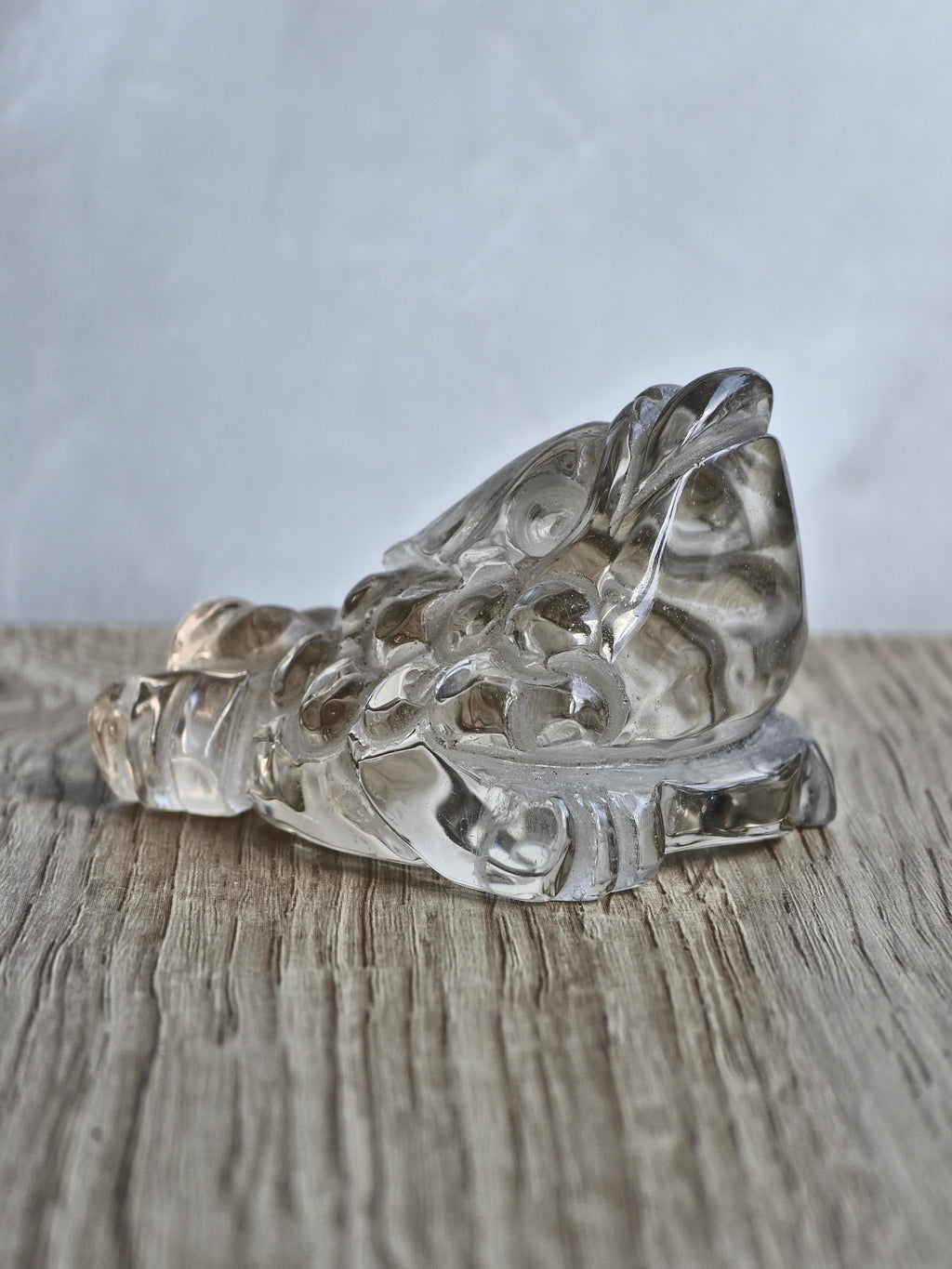 Clear Quartz Money Toad