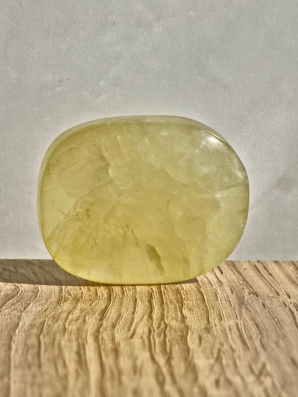 Heat treated Citrine Palm Stone