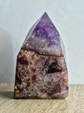 Brecciated Indian Amethyst Polished Tower