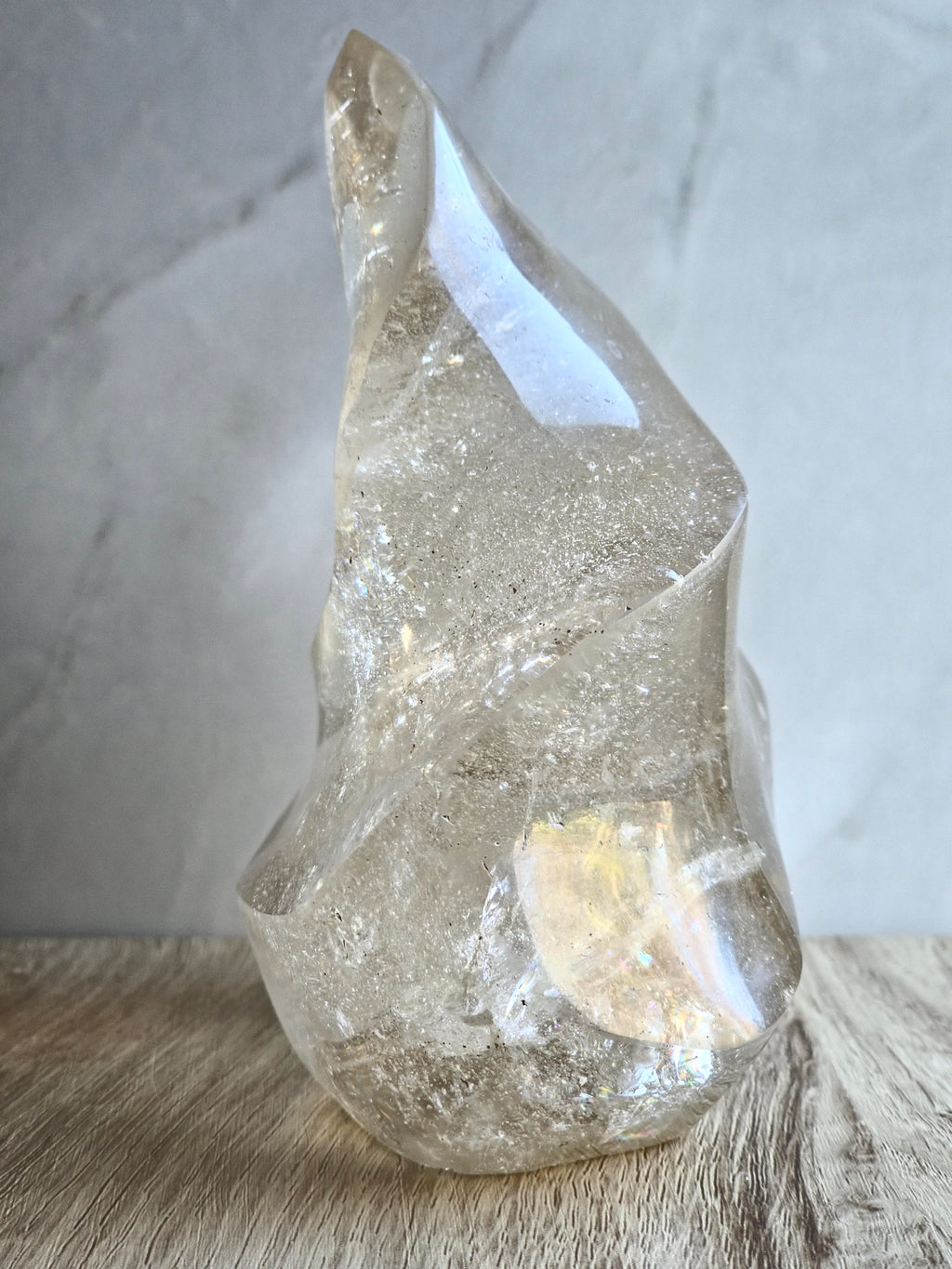Smoky quartz flame