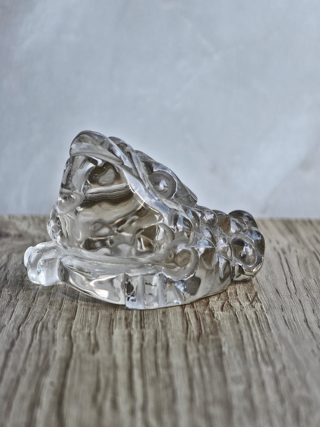 Clear Quartz Money Toad