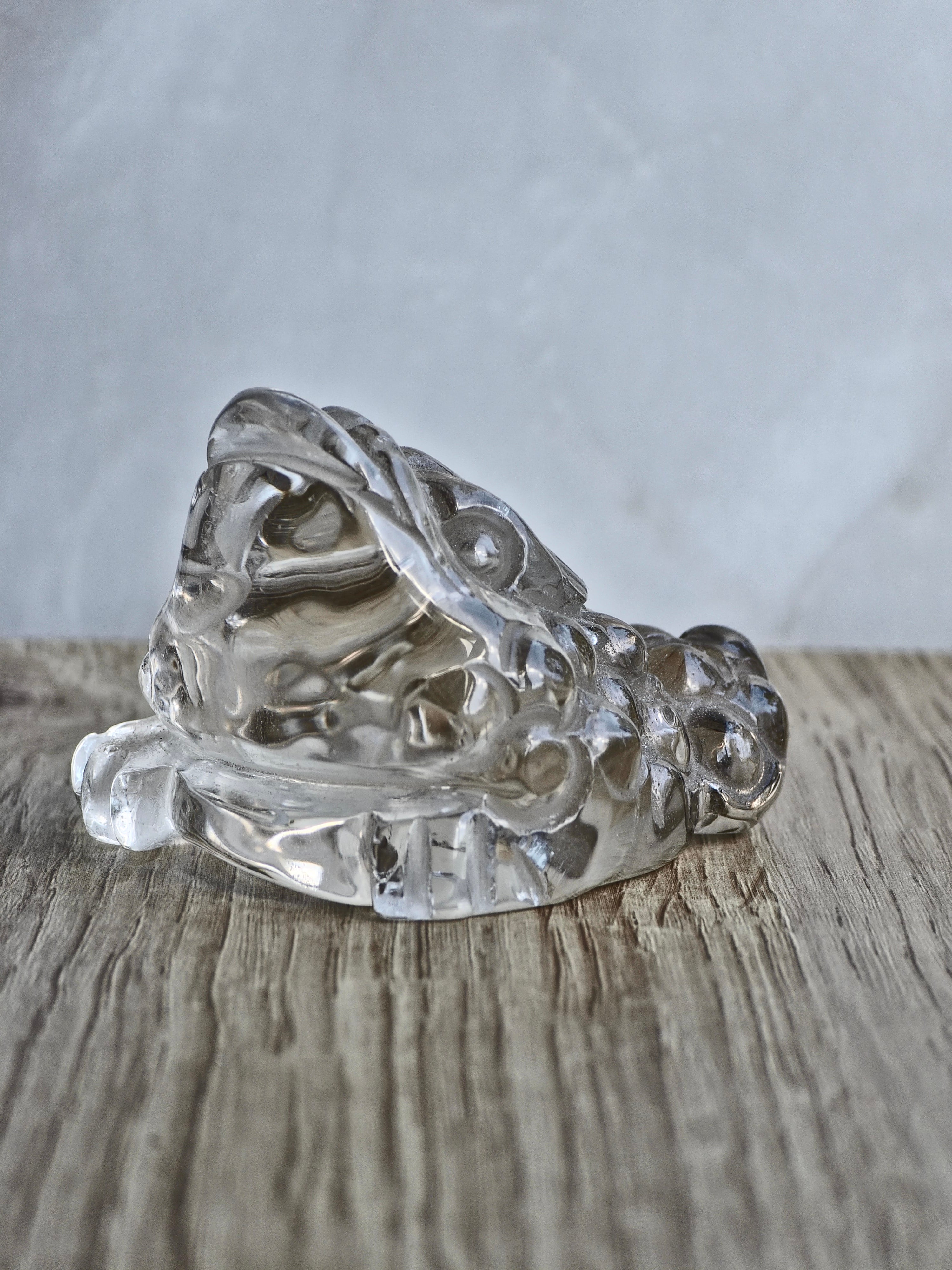 Clear Quartz Money Toad