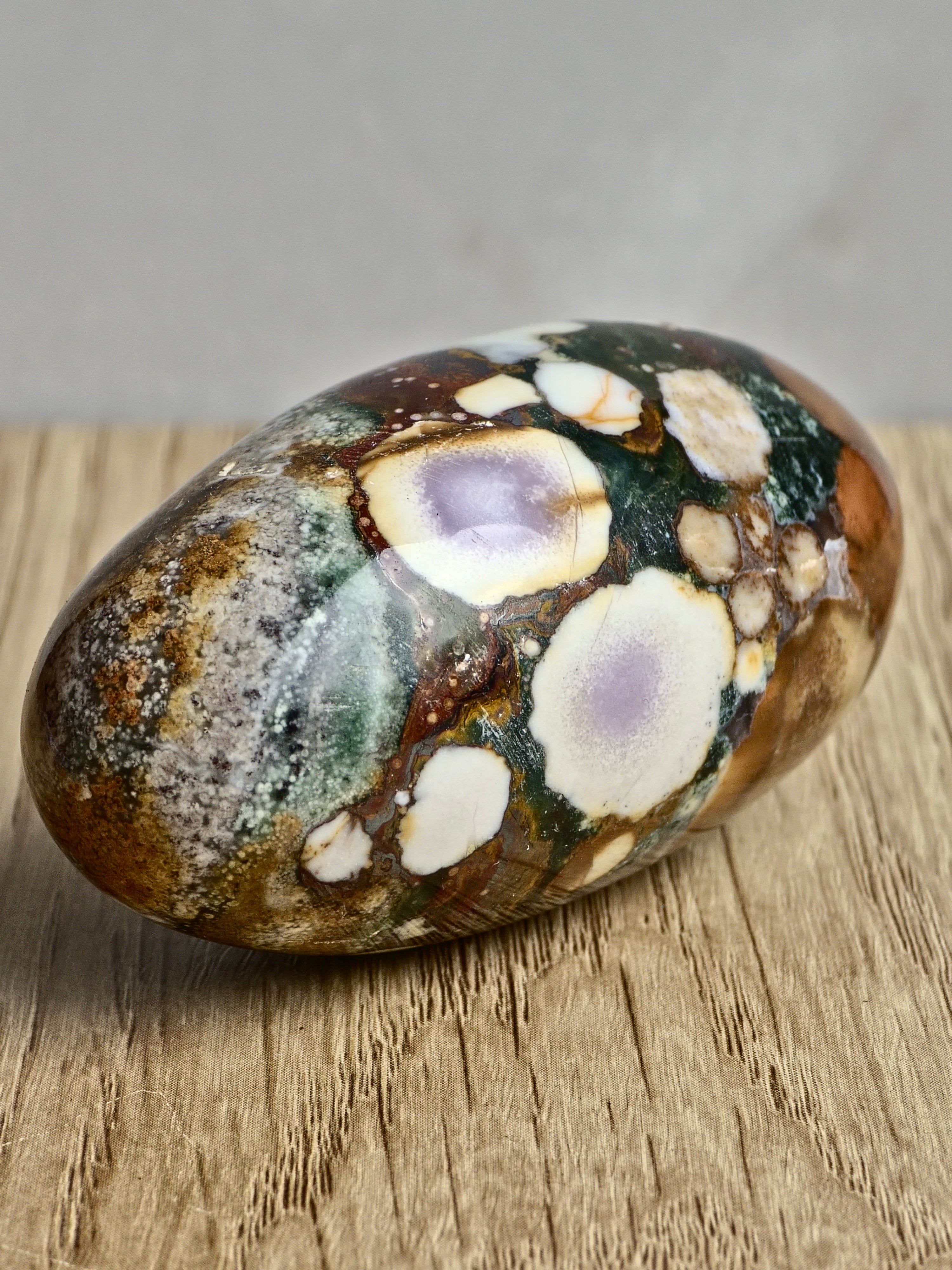 King Cobra (Orbicular) Indian Jasper Shiva Lingham