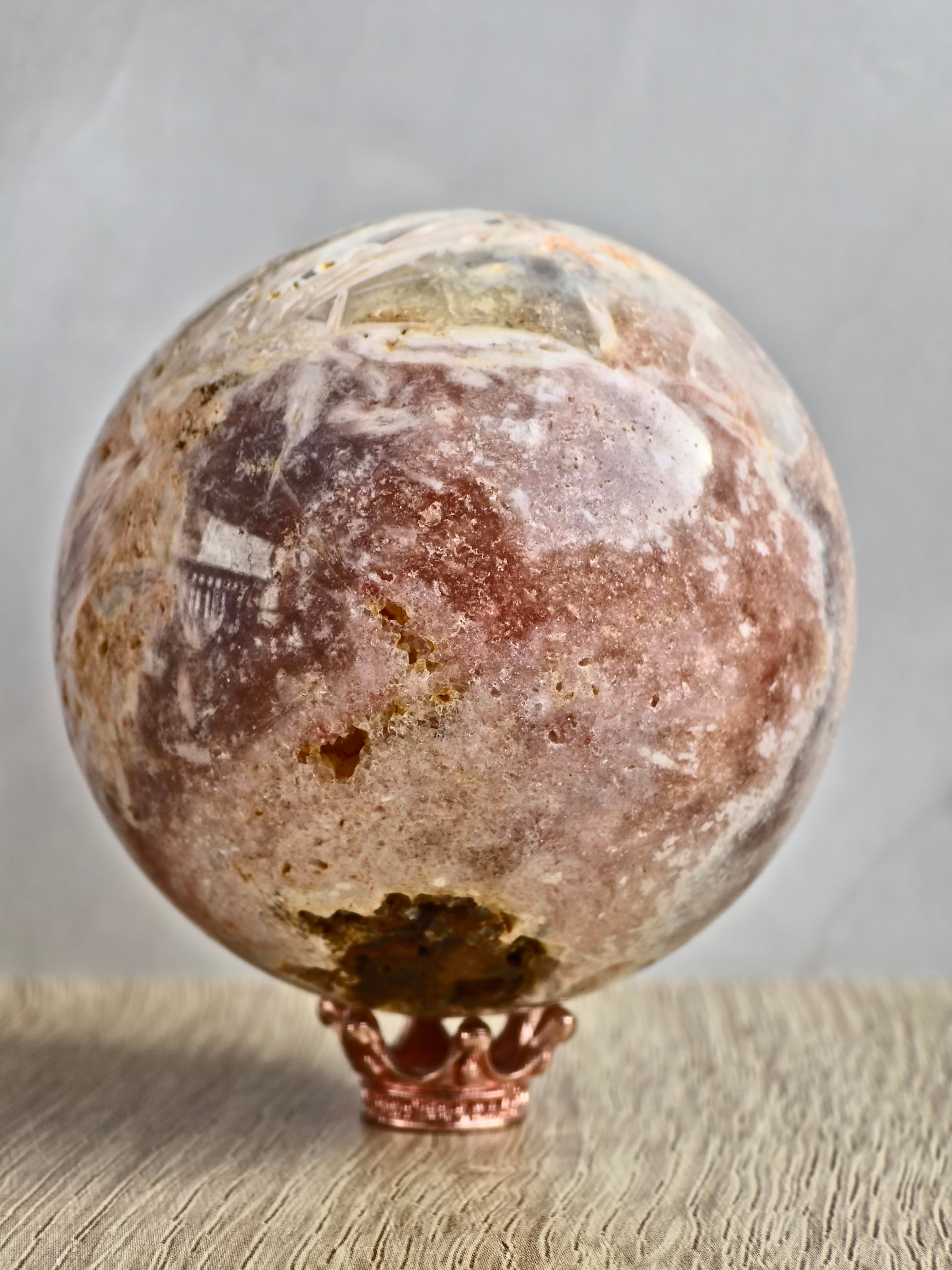 Pink Amethyst Sphere