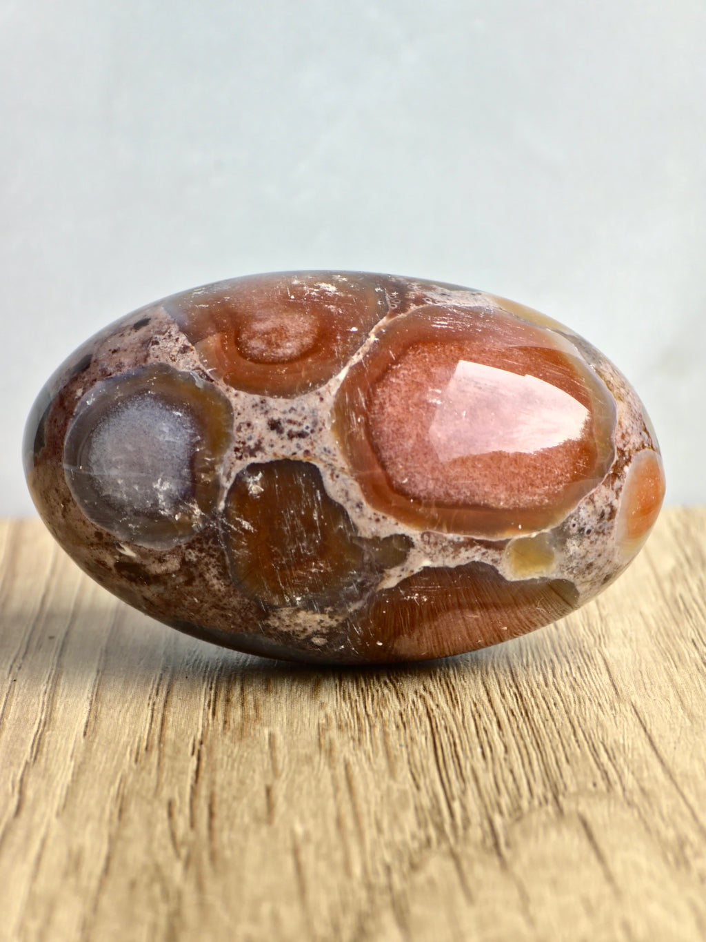 King Cobra (Orbicular) Indian Jasper Shiva Lingham