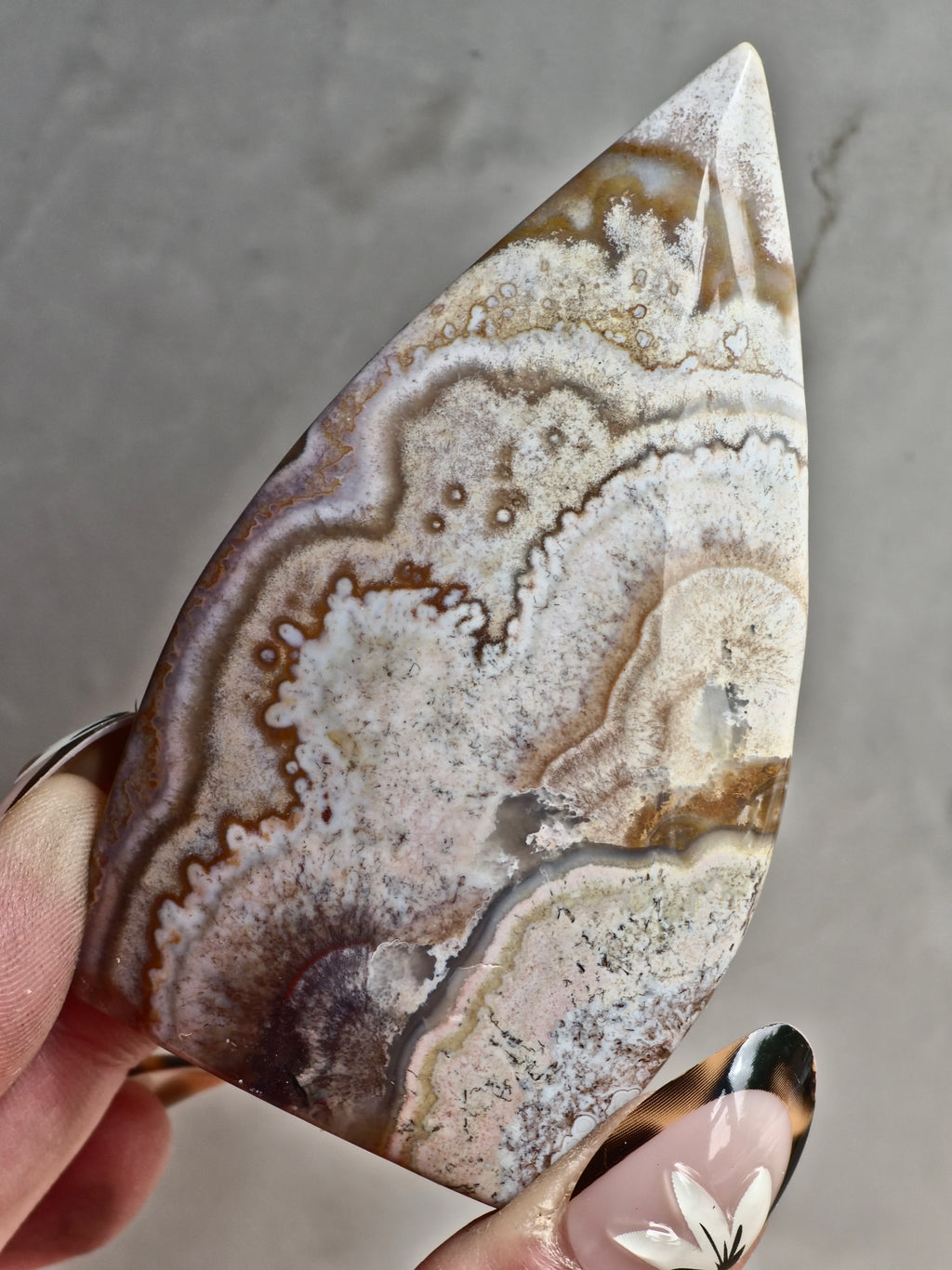 Mexican Lace Agate Flame