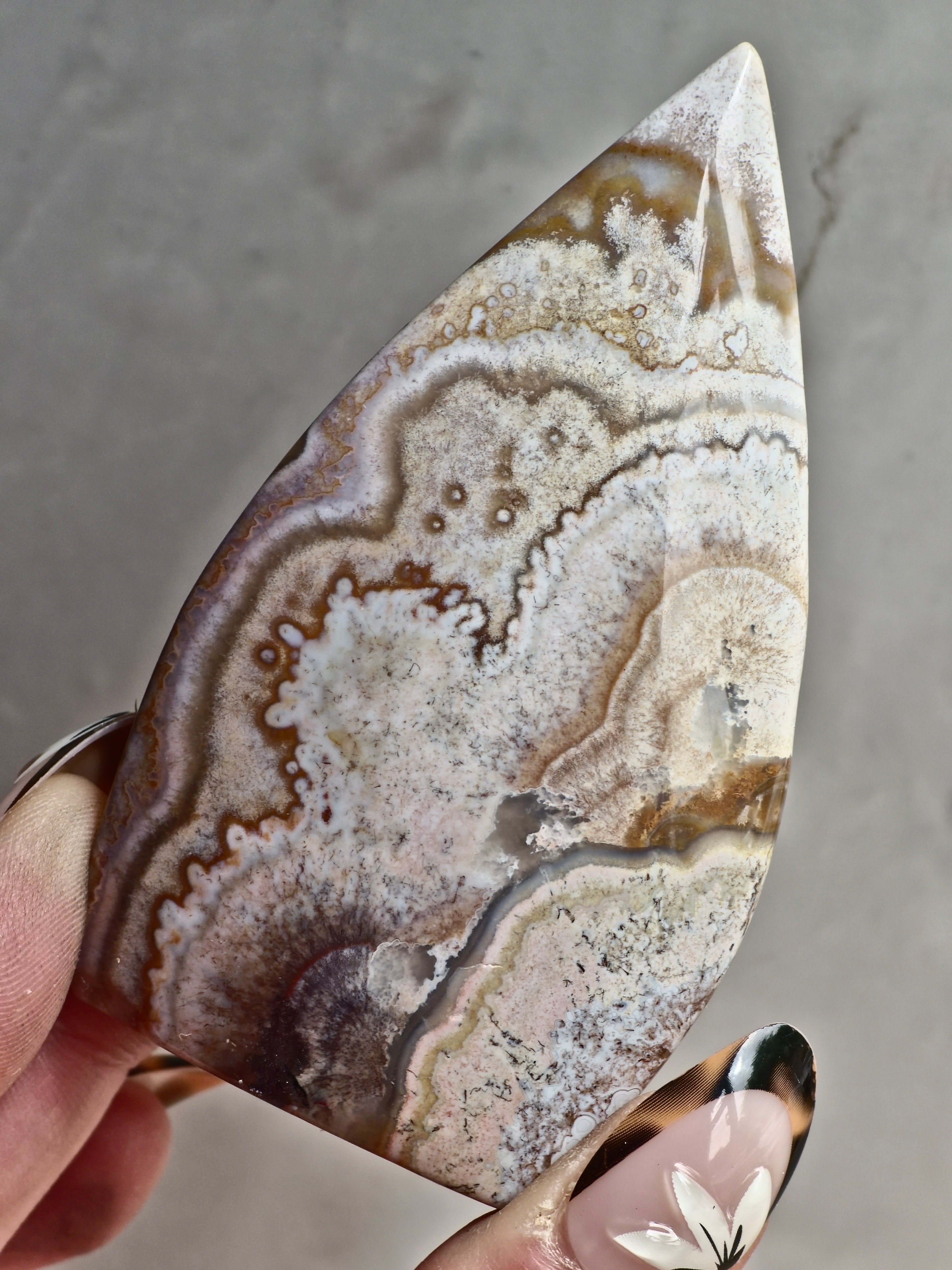 Mexican Lace Agate Flame