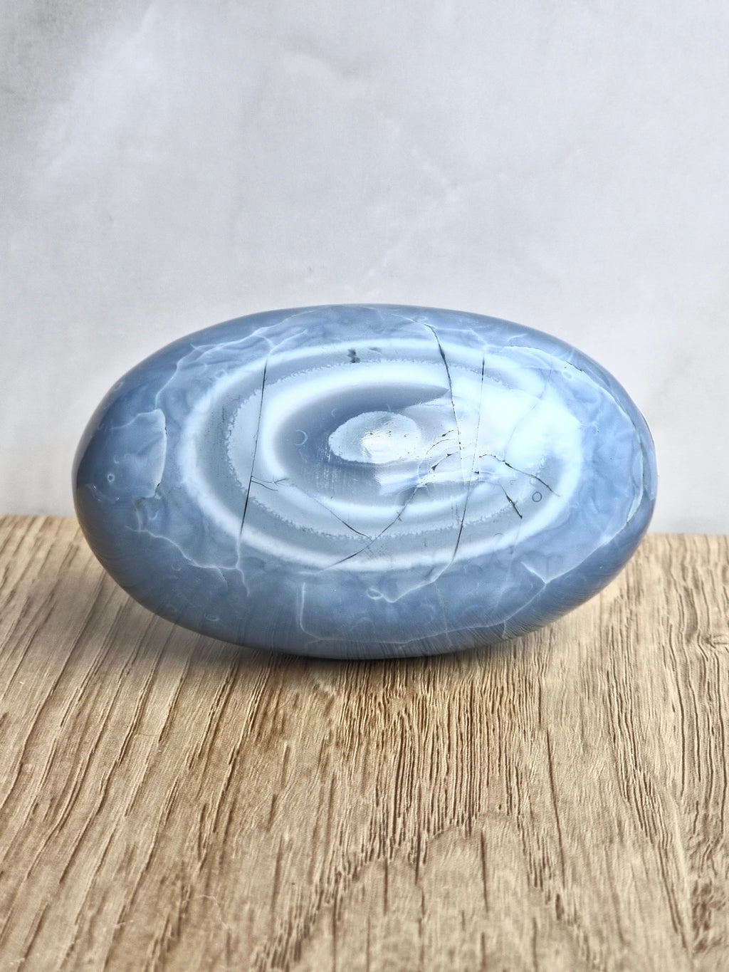 Blue Indian Opal with Moss Agate Inclusions