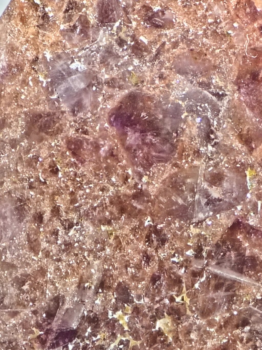Brecciated Indian Amethyst Polished Tower