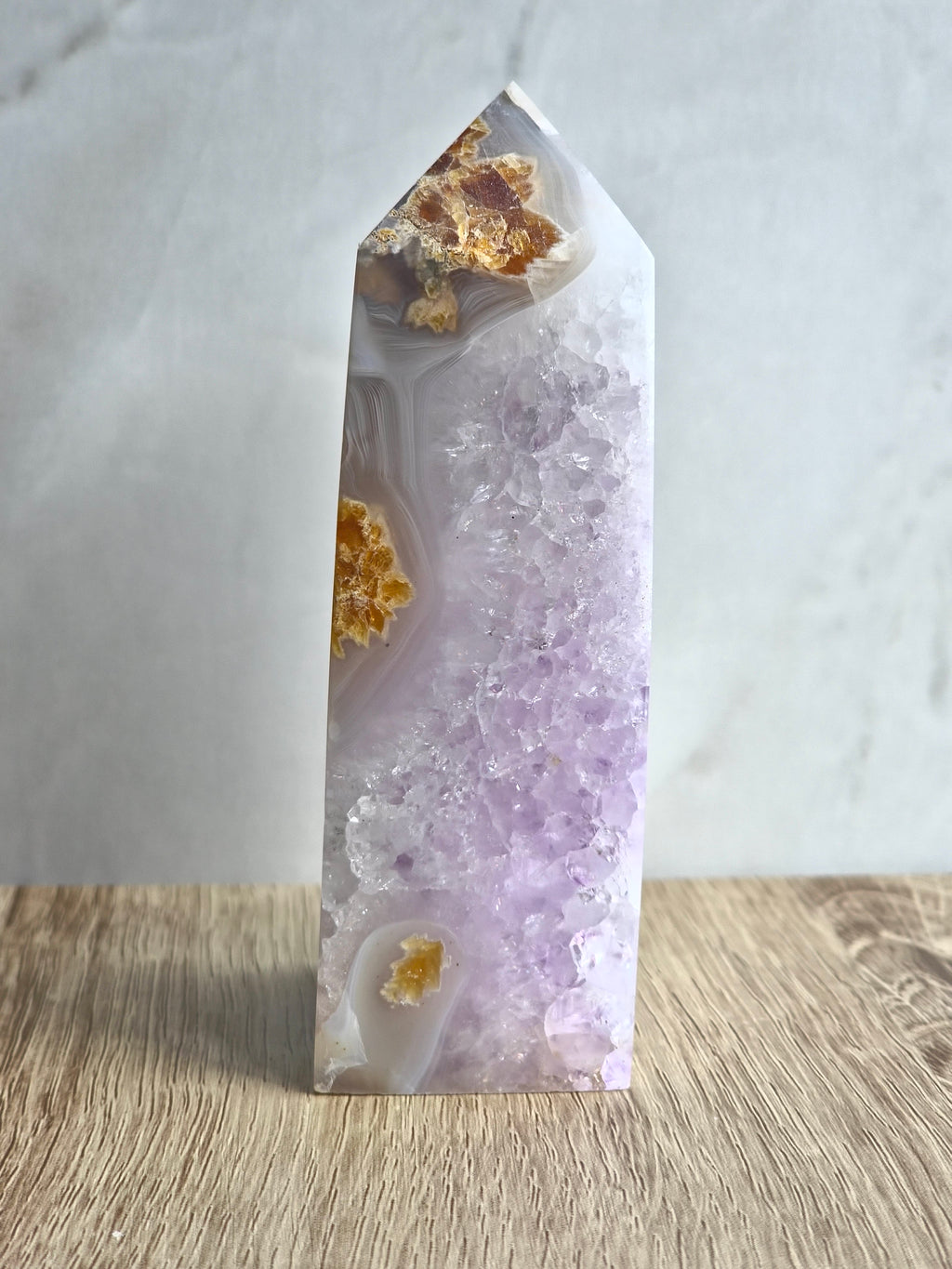 Amethyst and agate towet