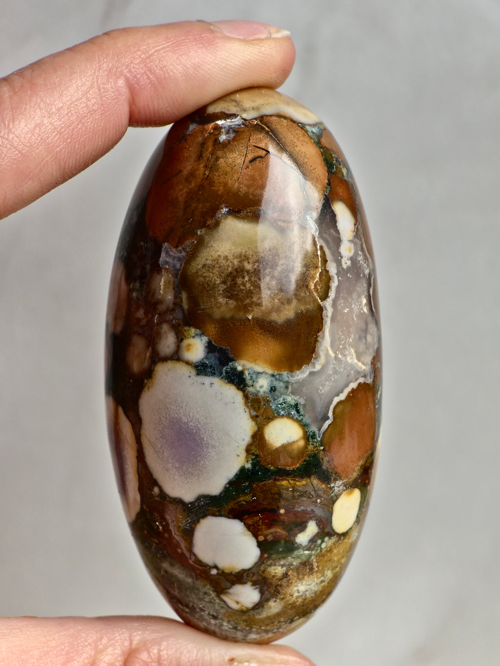 King Cobra (Orbicular) Indian Jasper Shiva Lingham