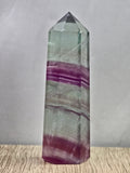 Banded Fluorite Tower – Green & Purple Growth Zoning