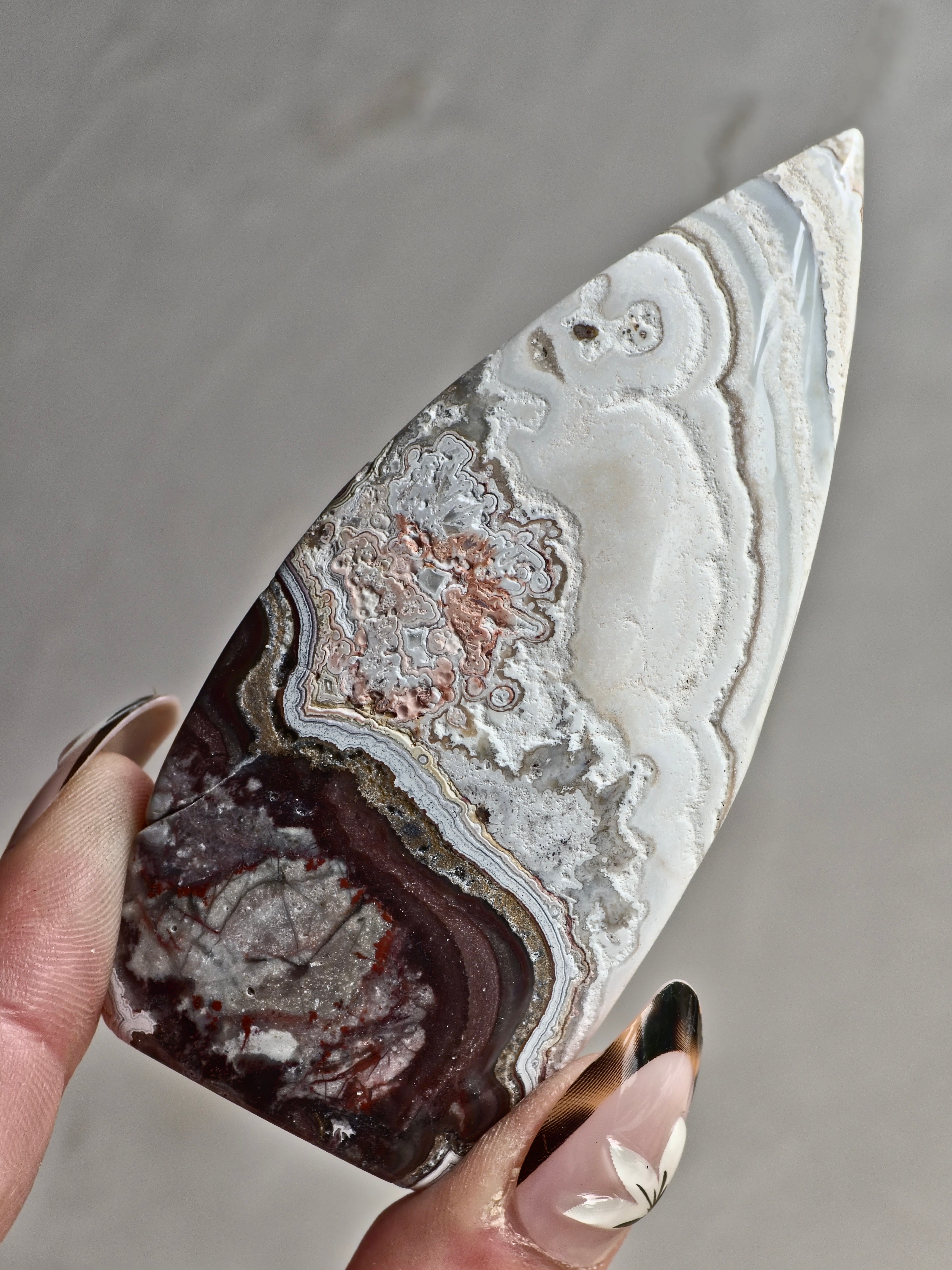Mexican Lace Agate Flame