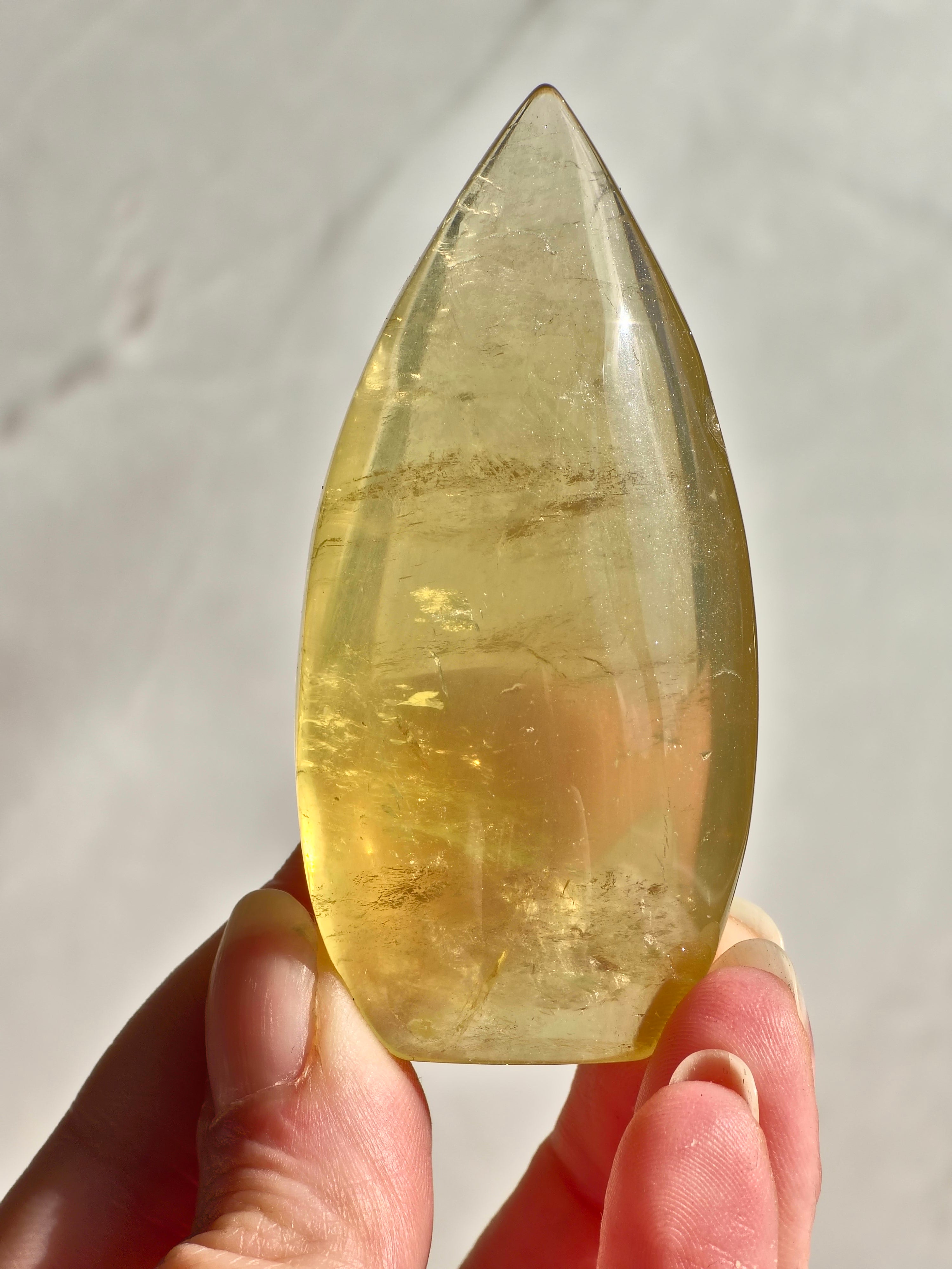 Heat treated Citrine