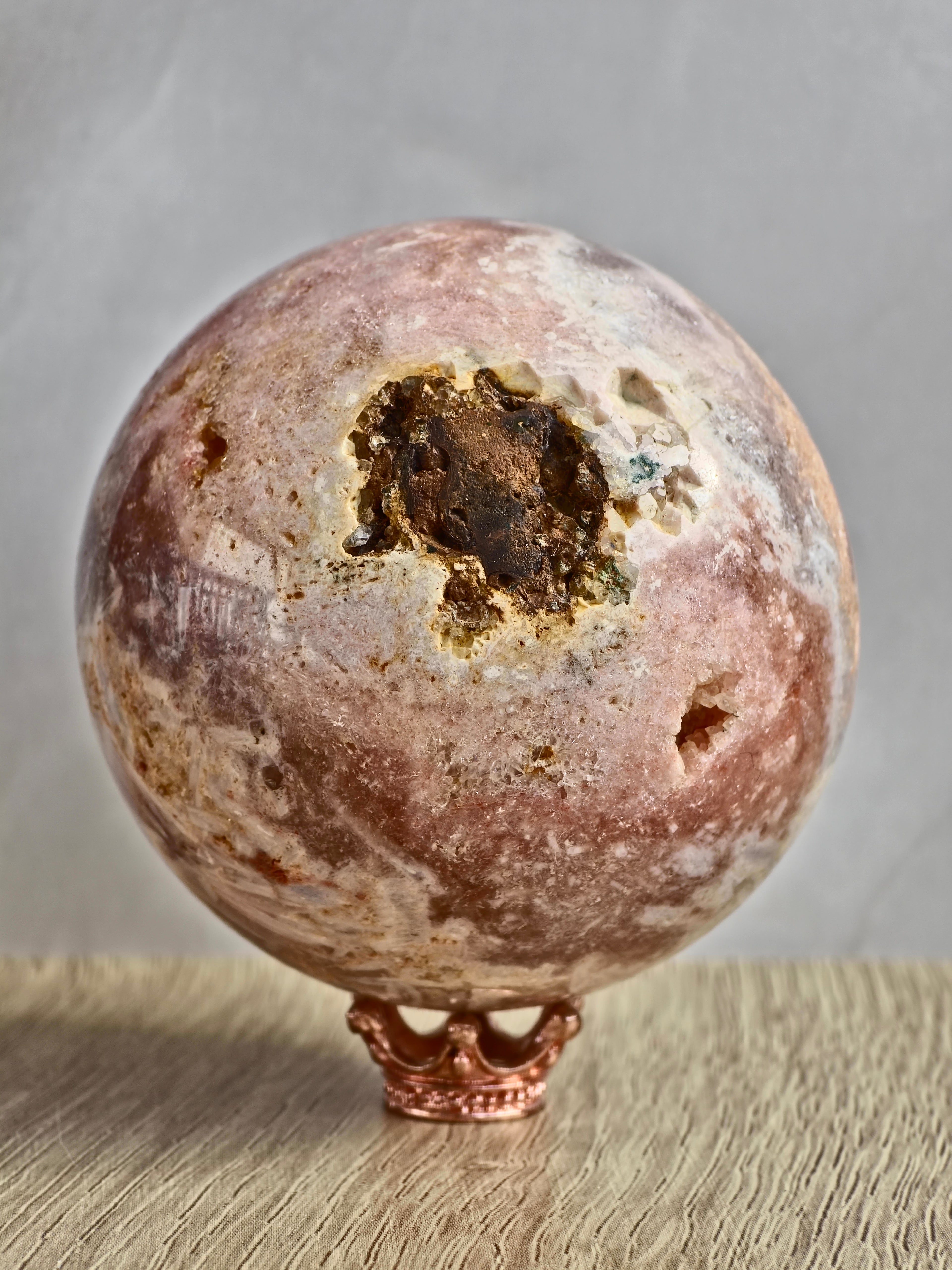 Pink Amethyst Sphere