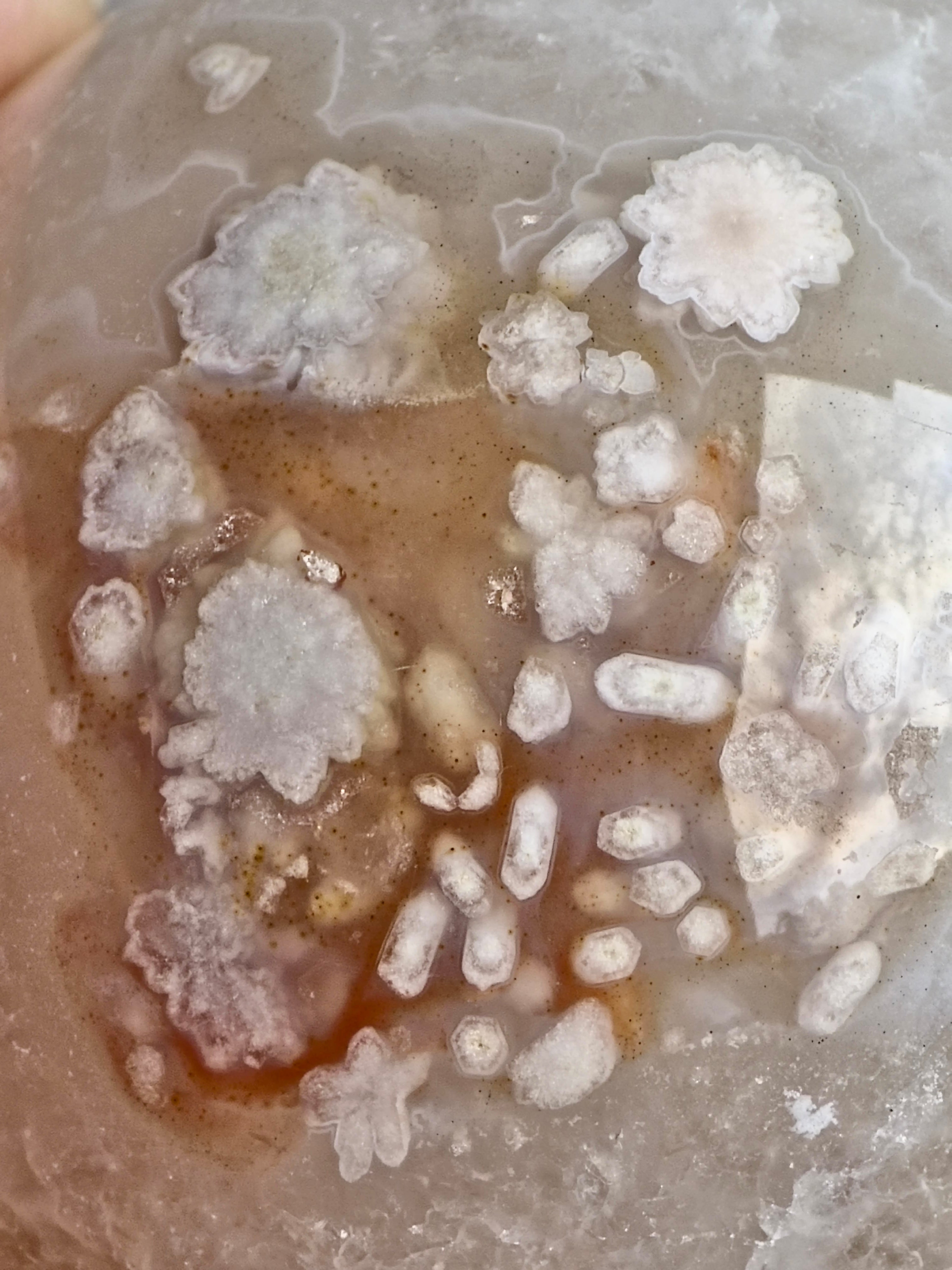 Flower Agate Sphere