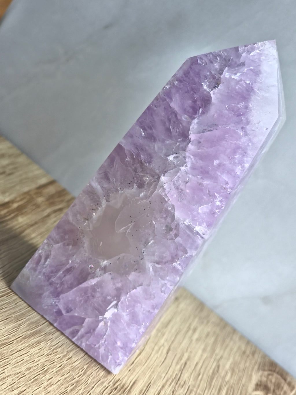 Amethyst and agate tower