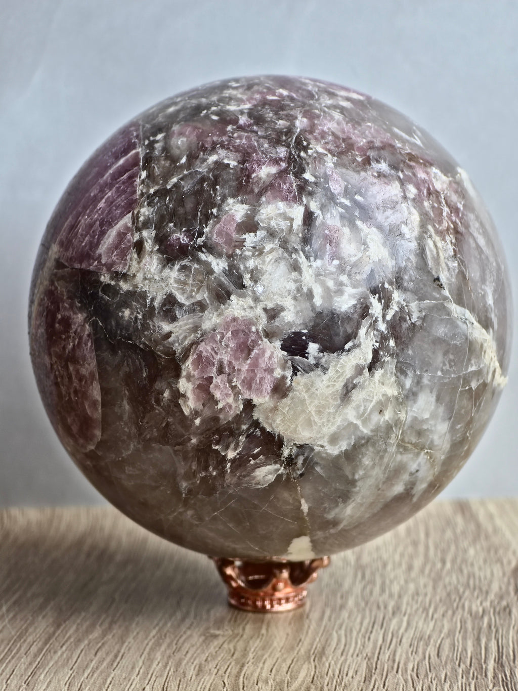 Pink Tourmaline sphere