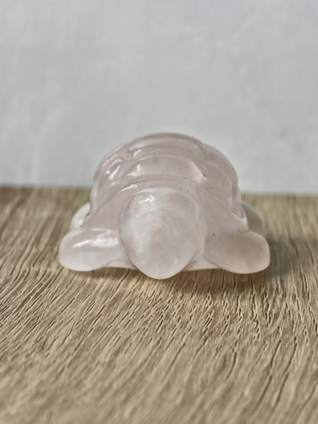 Rose quartz turtle
