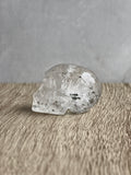 Quartz skull with chlorite inclusions