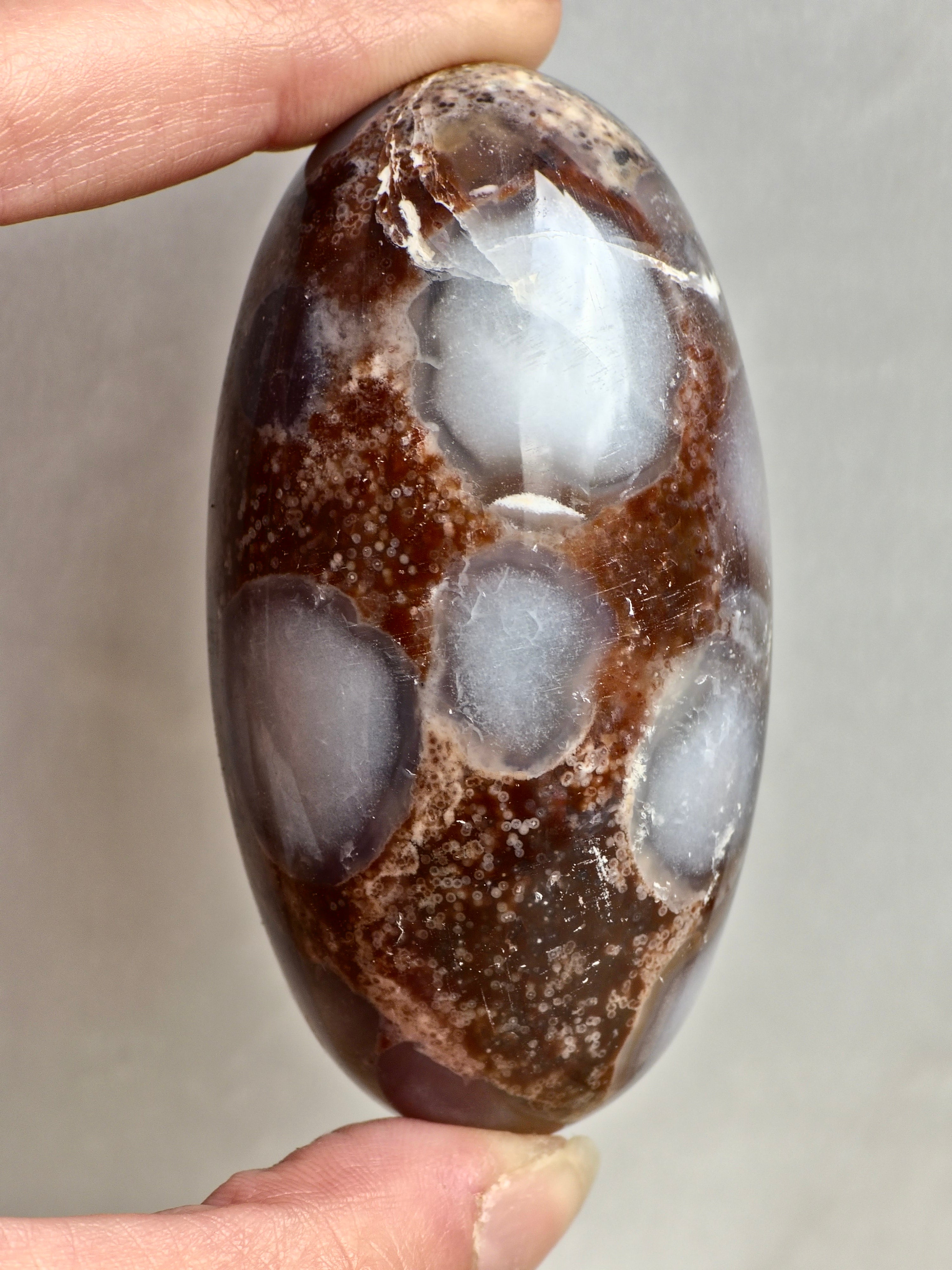 King Cobra (Orbicular) Indian Jasper Shiva Lingham