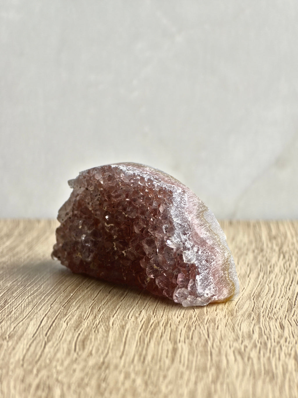 Amethyst half moon