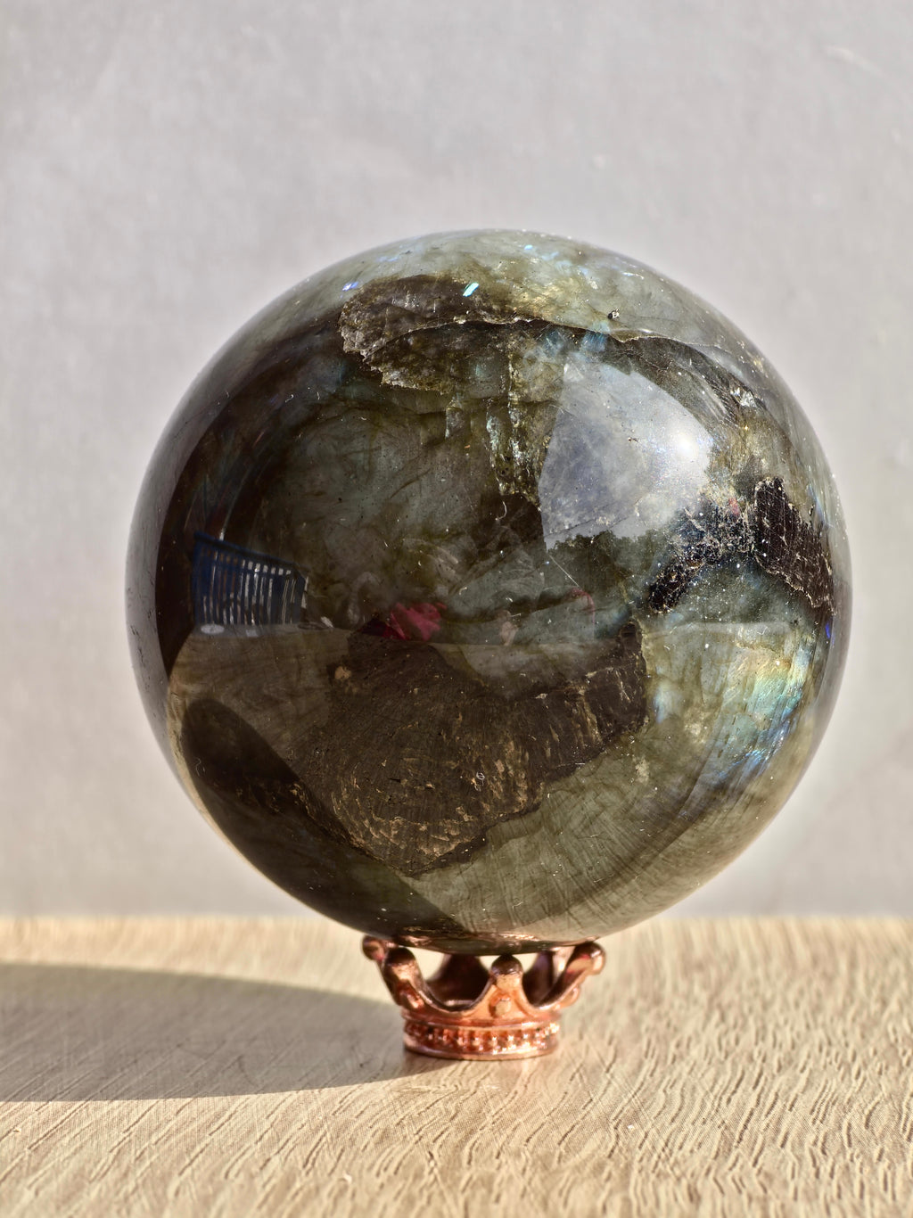 Labradorite sphere