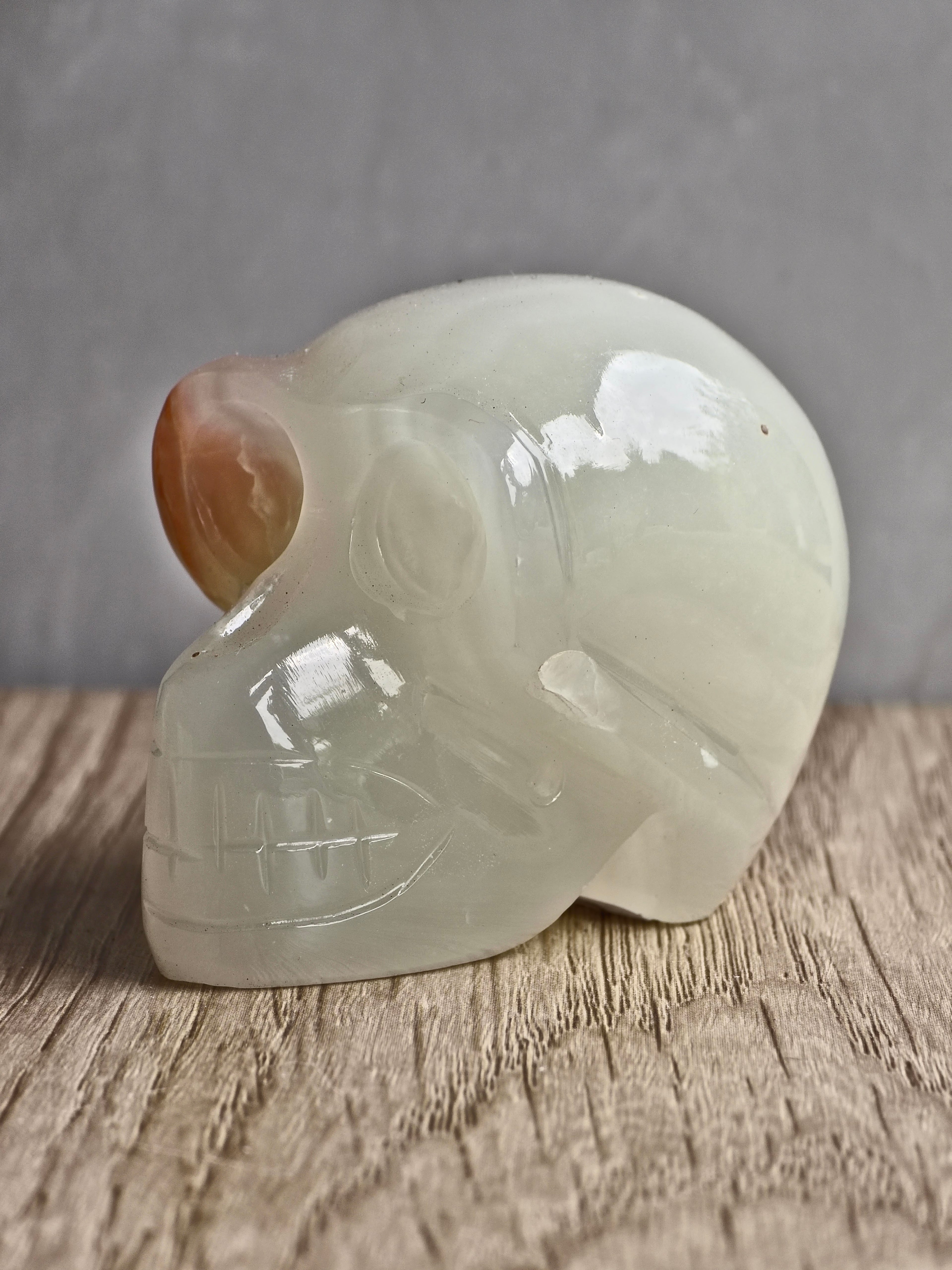 Afghanistan Jade Skull