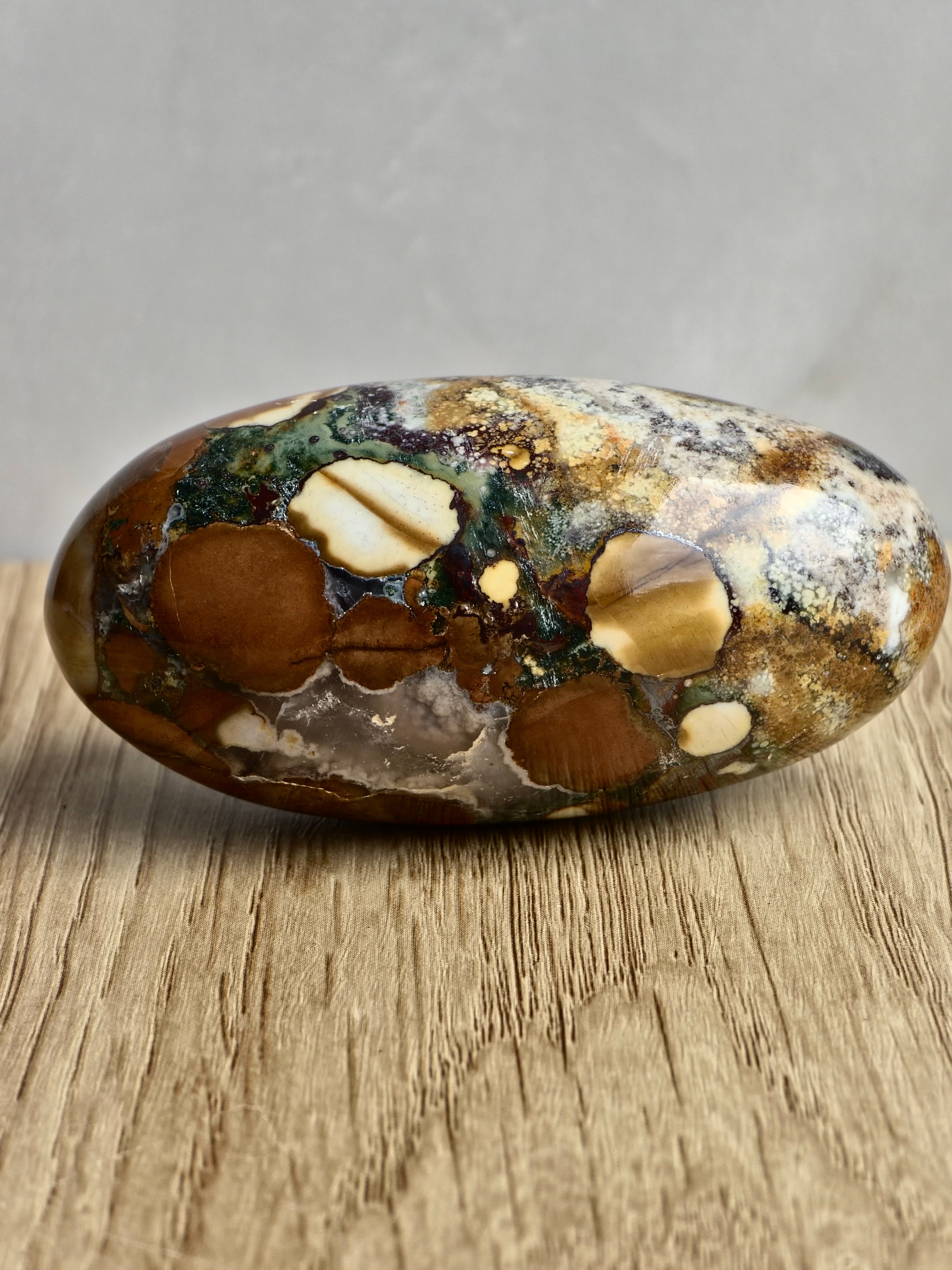 King Cobra (Orbicular) Indian Jasper Shiva Lingham