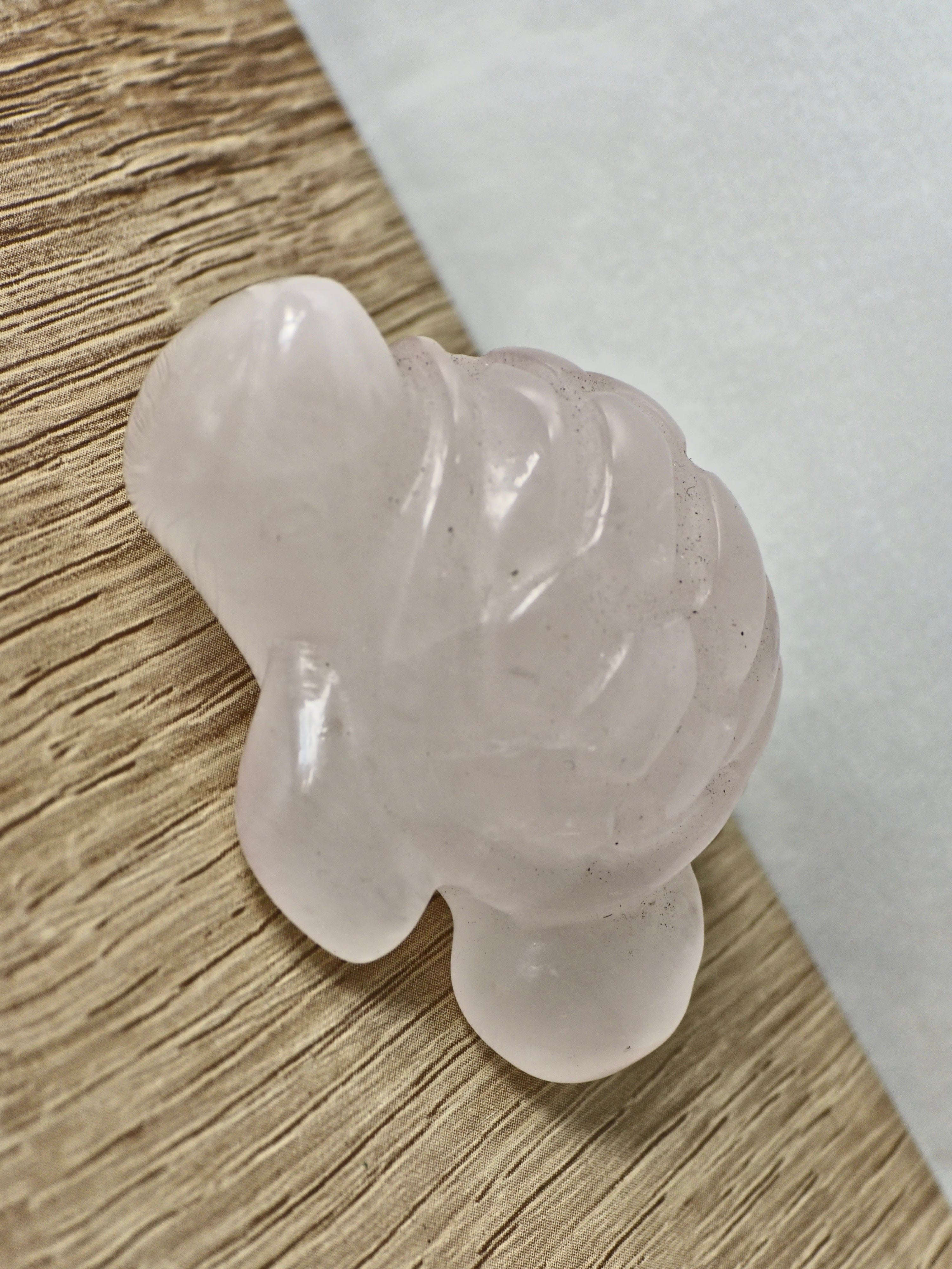 Rose quartz turtle