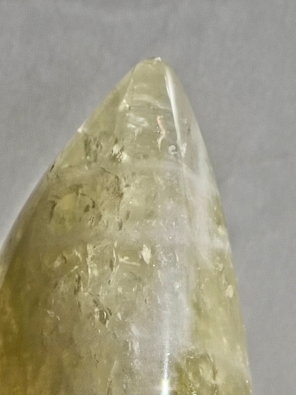 Heat treated Citrine Polished Flame