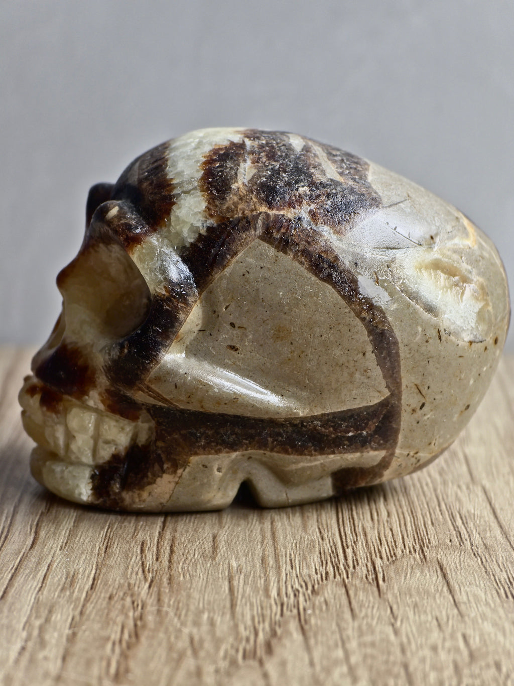 Septarian Skull Carving - UV Reactive