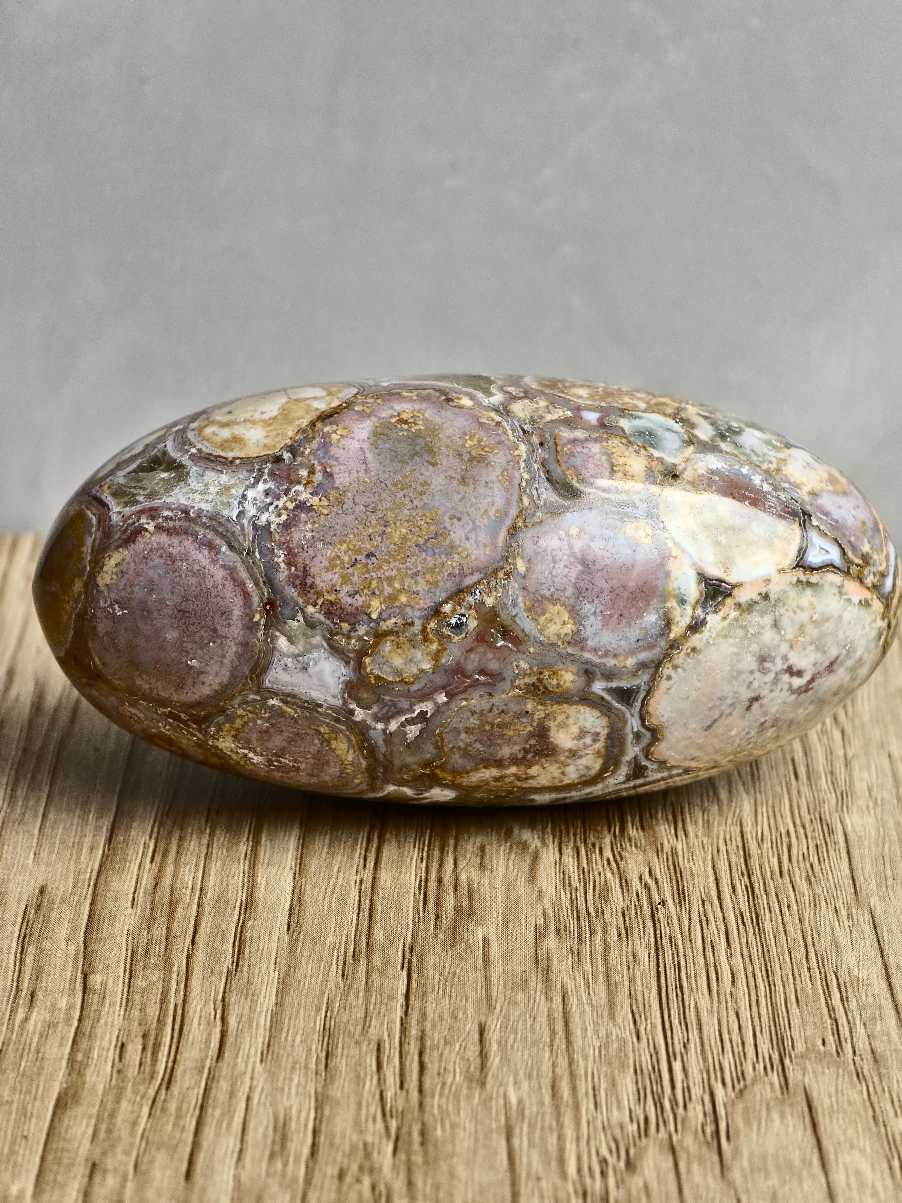 King Cobra (Orbicular) Indian Jasper Shiva Lingham