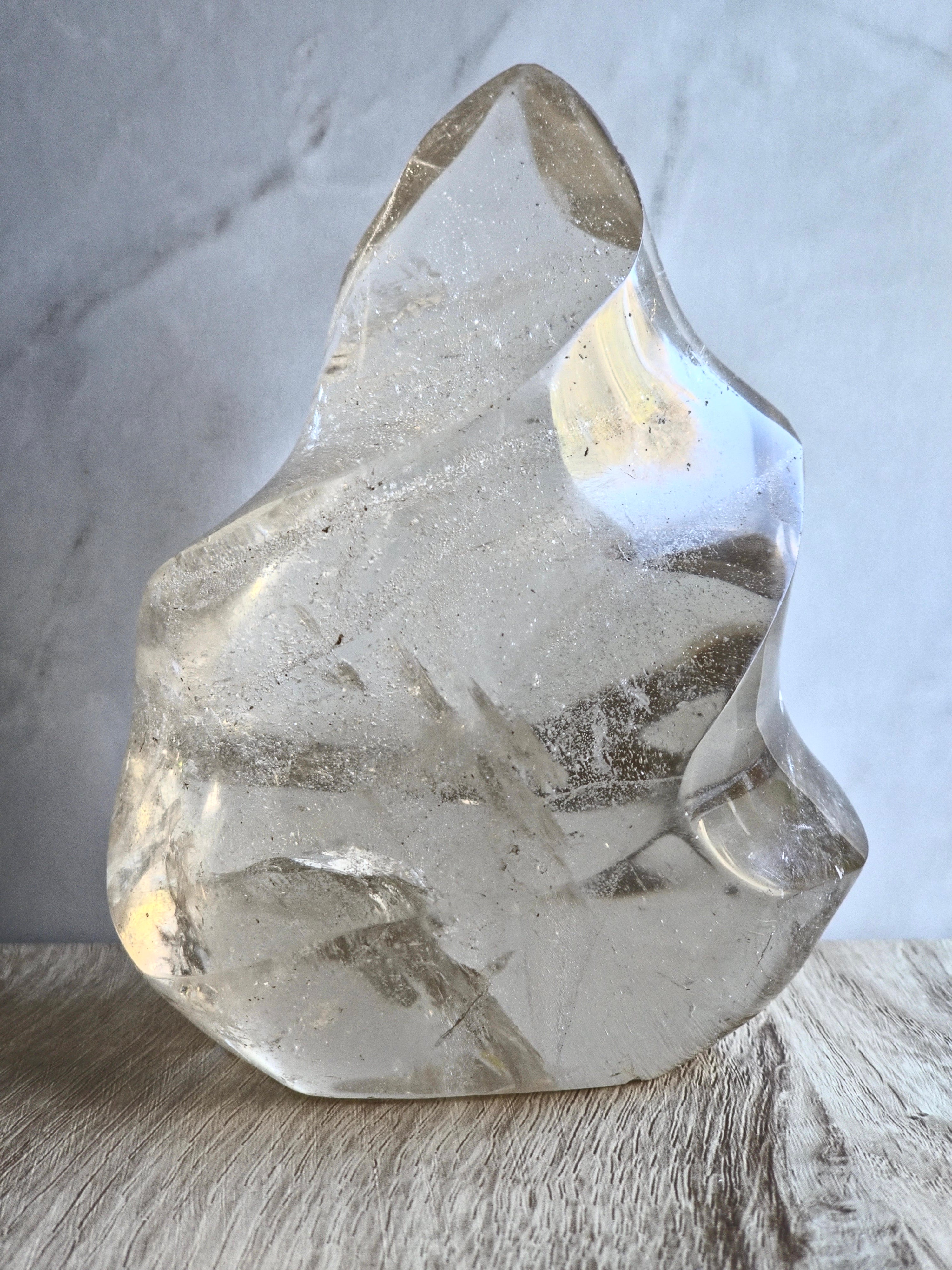 Smoky quartz flame