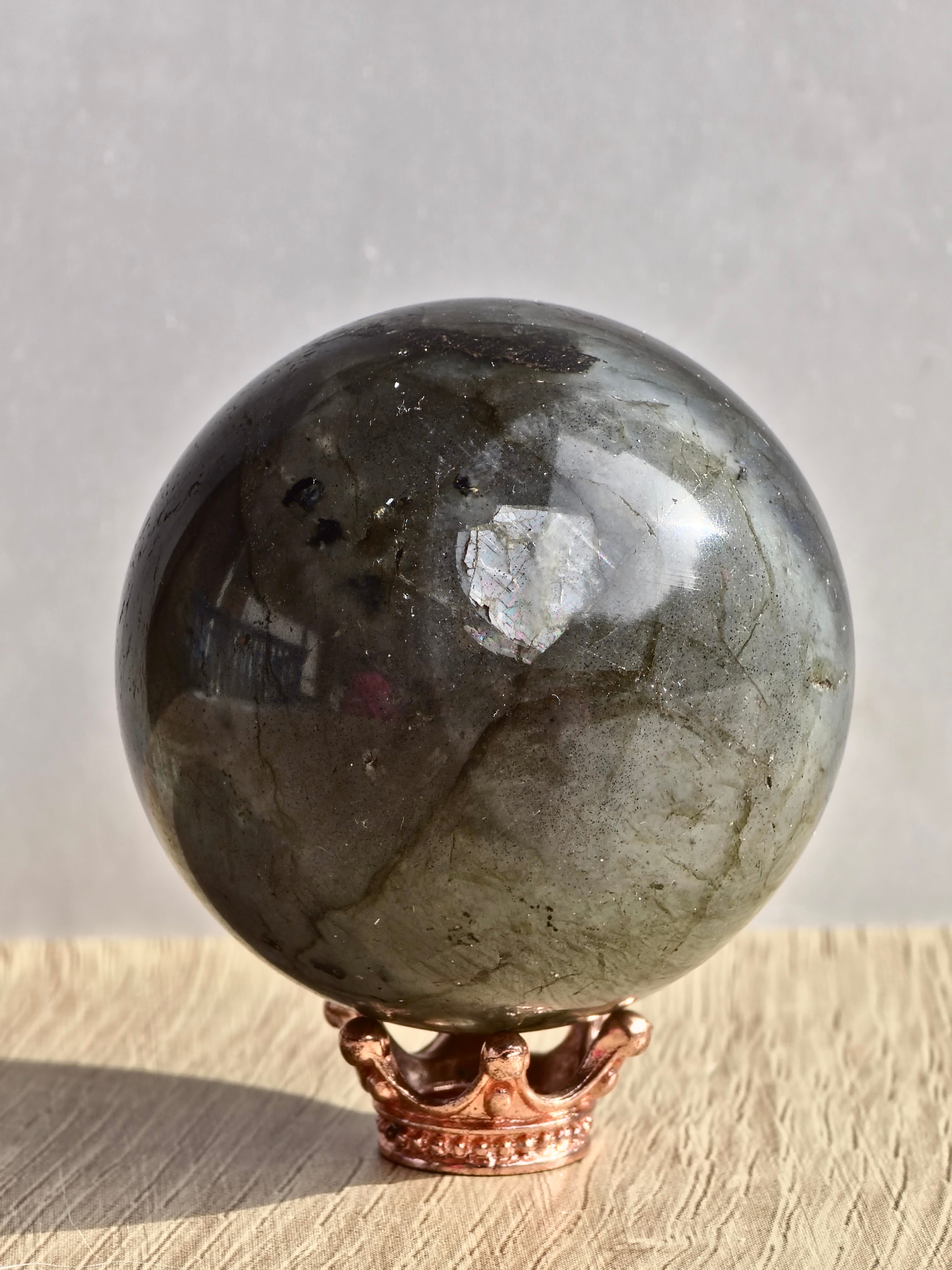Labradorite sphere