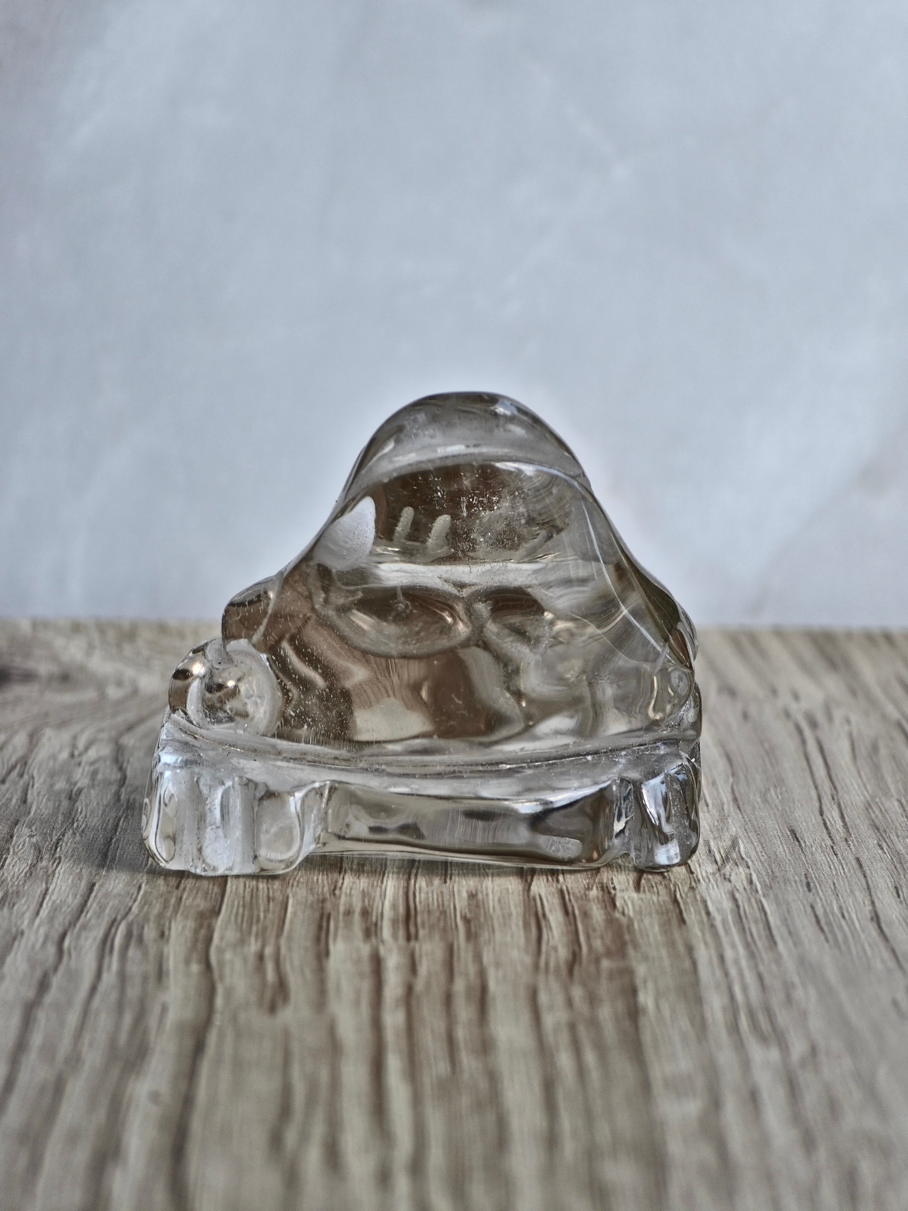 Clear Quartz Money Toad