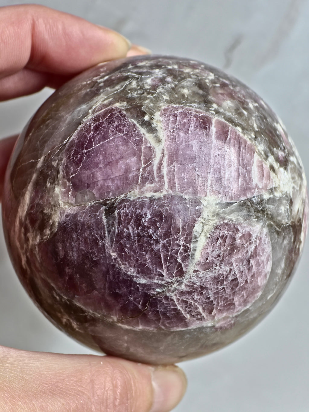 Pink Tourmaline sphere